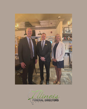 IFDA Immediate Past President Ronald Kurza, Jr. attends reception for Senate Republican Leader John Curran and Deputy Republican Leader Sue Rezin.